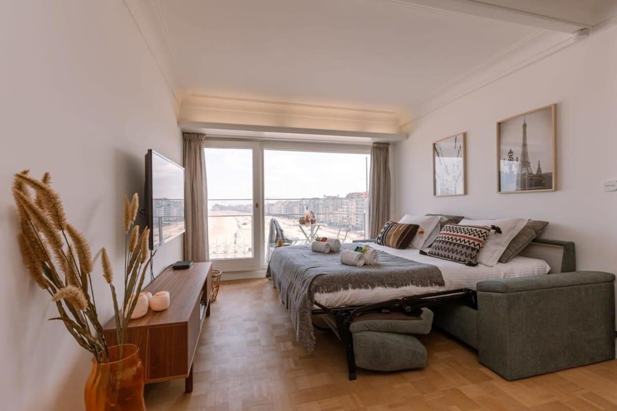 Stunning Studio With Sea-View And Terrace Apartment นอคเคอ-เฮสท์ ภายนอก รูปภาพ